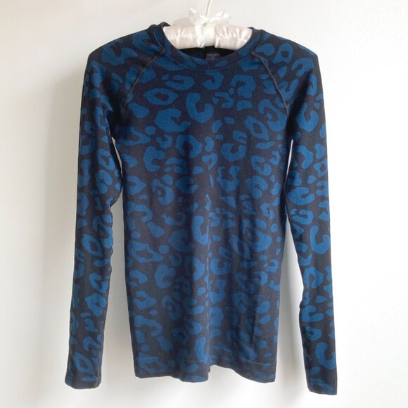 Sweaty Betty Tops - Sweaty Betty Animal Print Base Layer Top